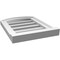 Ekena Millwork Arch Top Surface Mount PVC Gable Vent w/ 2"W x 2"P Brickmould Sill Frame, 14"W x 16"H GVPAR14X1603SN - alternate 4